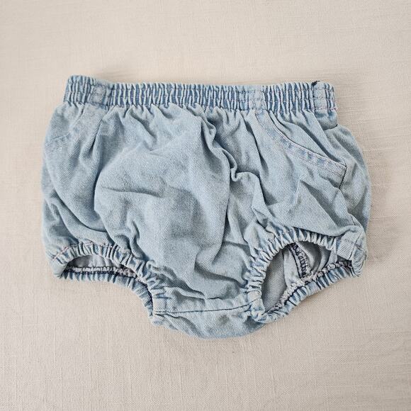 Vintage Denim Bloomers 6-12 months - Picture 2 of 7